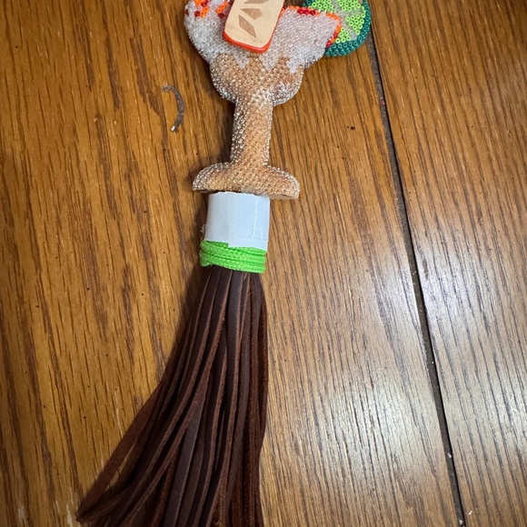 Colorful Beaded Keychain with Tassel - Picture 2 of 2